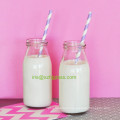 300ml Milk Glass Bottle with Plastic Cap